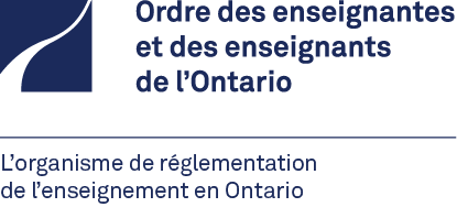 Mot symbole de l'Ordre des enseignantes et des enseignants de l'Ontario